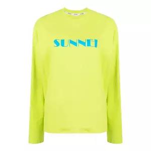 써네이 프론트 로고 롱슬리브 티셔츠 그린 /긴팔/긴팔티/ SN2PXH02AP-JE130-615