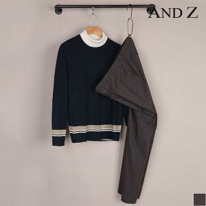 [앤드지] 스트레치 슬림핏 브라운 정장팬츠 (BZA4SP1103)