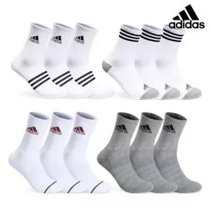 [아웃도어스/아디다스]남성 여성 스포츠 파일 논파일 중목/크루삭스 3PACK 모음