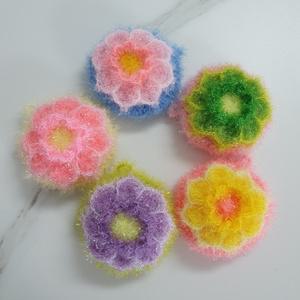 별꽃수세미 / 몽수세미/ 핸드메이드/ 주방/ 폴리아크릴