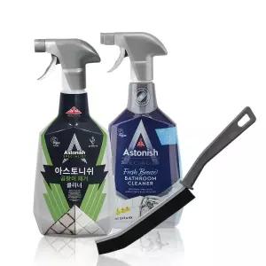 [아스토니쉬][12% 쿠폰] 아스토니쉬 욕실팡팡세제 세트(곰팡이1개+배스룸1개+틈새브러쉬)