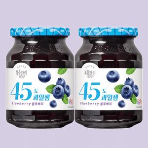 복음자리 45도 블루베리잼 350gX2개 저당잼 달콤한 집에서즐기는 디저트