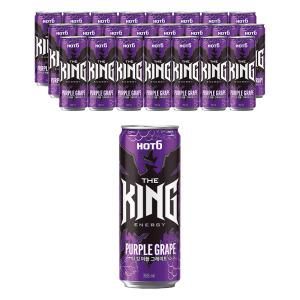 핫식스 더킹 퍼플 그레이프, 355ml, 24개