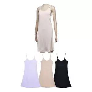 [오노마] ONM 무지 베이직 인견 끈조절가능 원피스 슬립웨어 이너룩 (S11873382)