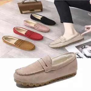 [오노마] ONM 여성 방한 모카신 기모 안감 겨울 슬립온 단화 털신 (S11883817)