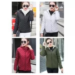 [오노마] ONM 여성 누빔 퀼팅  후드 점퍼 융털 겨울 패딩 잠바 (S11325967)