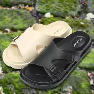 [오노마] ONM 발등 메쉬 패턴 투버클 편한 슬리퍼 여름 데일리 슈즈 (S10382076)