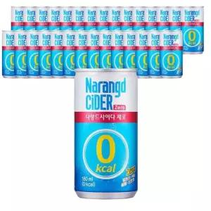 동아오츠카 나랑드 사이다 180ml X 30캔 제로칼로리 칠성