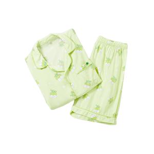 커플파자마 산리오캐릭터즈 반팔 잠옷(GREEN)_SPPPE25