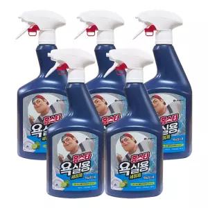 엘지생활건강 홈스타 맥스프레쉬 욕실용 세정제 900ml 5개 / 욕실 변기 물때 찌든때 곰팡이 청소세제