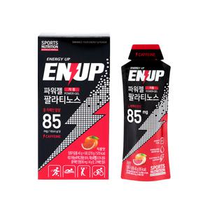 엔업 파워젤 자몽맛 6포입 1박스 / 천연카페인함유 / 끈적임적은 깔끔한 맛 / 지속적 에너지공급 