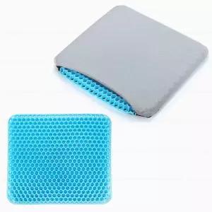 [르랑] 고급 벌집 쿨방석 그레이-여름 쿨링 실리콘 말랑 통풍 젤리 젤 아이스HCU01B01
