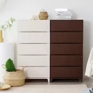 가든 라탄 와이드 플라스틱 서랍장 2단 3단 4단 5단 6단 550 사이즈