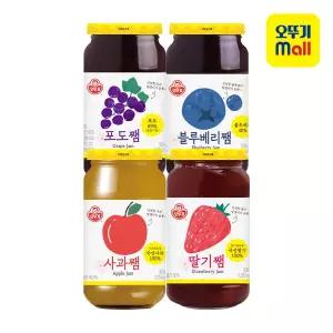 [오뚜기] 딸기쨈/블루베리쨈/사과쨈/포도쨈 500g 3개 골라담기