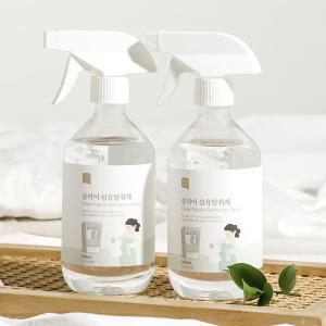 [대용량 1L] 쉼표365 섬유탈취제 500ml x 2개 2종향 섬유향수 드레스퍼퓸 룸스프레이 옷 이불 냄새