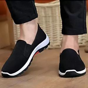 ONM 가벼운 남자 슬립온 캔버스화 스니커즈 데일리 단화