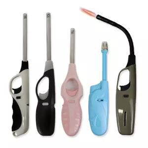 양초 캔들 주방용 라이터 가스점화기 길이조절 캠핑 미니토치 업소용 충전가능 8종