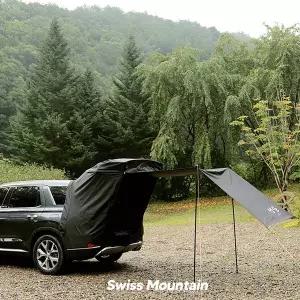 SUV 도킹 꼬리 텐트_쏘렌토 카니발 싼타페 펠리세이드_차박 텐트+연장타프