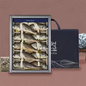 [물맛남] 영광굴비 선물세트 10미 1.3kg (지함/채반/부직포가방/22-23cm내외)