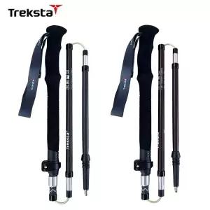 [트렉스타] 라이트콤팩트 초경량 카본 5단 접이식 등산스틱 2개 1세트