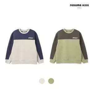[대구백화점] [레노마키즈]초등 남아 기모 파이핑 배색 맨투맨(R2445T146)