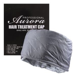 오로라 파마모자 전기모자 헤어캡 회색