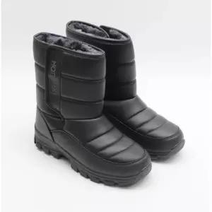 행텐 남성 방수 벨크로방한부츠 남성용 털부츠 털방한화 논슬립방한화 패딩 오토바이 알레스카