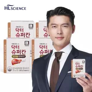 [HL SCIENCE][쇼핑백증정]닥터슈퍼칸 밀크씨슬&멀티비타민 4박스 (4개월분)