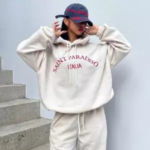 [셀러허브]여자 후디티 박시핏 플리스 츄리링바지 세트 (S23744712)