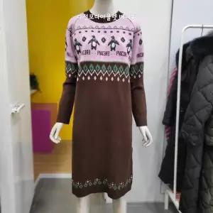 [베네통] 펭귄 니트 롱 원피스  BAOP55361_DJ