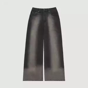 [행텐][행텐]여성 샌드브러쉬 슈퍼와이드 기모 데님팬츠_100(10490-155-806-10)