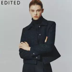 [르오트(LeOT)] 에디티드 메탈 클래식 트위드 울 재킷-사이즈 55~88다양