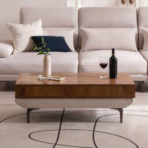 [헤이미쉬홈] 몽드 아쿠아텍스 이지클린 조야 패브릭 수납 소파 테이블