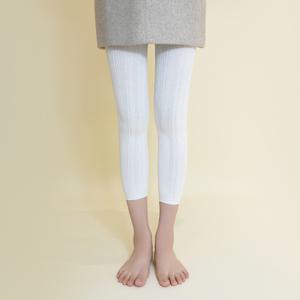 자체제작 1켤레 여성 7부 골지 타이즈