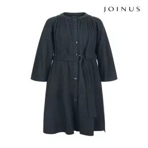 [조이너스]단추 디자인 벨티드 롱 원피스_JCBW0-WOP040