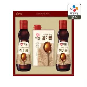 [CJ 선물세트] 백설 고소한 참기름 2호 쇼핑백포함