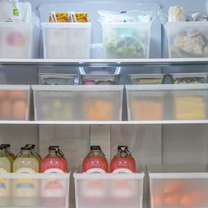 국내생산 손잡이 멀티 냉장고 정리함 트레이 대6개