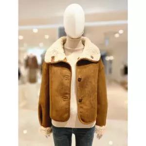 [롯데백화점]르니앤맥코이 리버시블 뽀글이 퍼 무스탕 자켓 MM12MJ703HJY