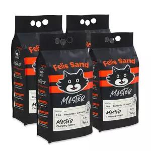 메온셀 닥터펠리스 펠리스샌드 마스터 4.3kg 4개 벤토나이트 카사바 혼합 모래