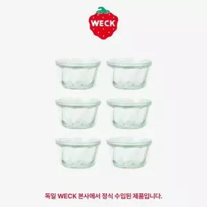 [WECK]링케이크 568(280ml)유리병 6개 / 뚜껑옵션