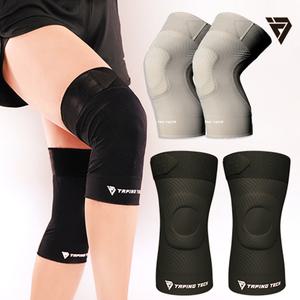 특허받은 7중 초슬림 테이핑테크 집중형 무릎보호대 입는테이핑 관절 슬개골 고정벨트 헬스 등산 러닝 골프