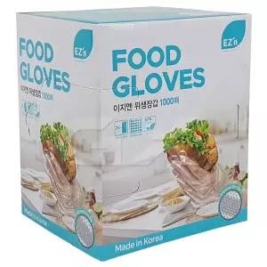 이지엔 위생장갑 1000매 일회용 비닐장갑 gx
