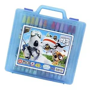 [하프클럽/알티피아]동아 크레파스 빼꼼 48색 1P 유치원 크레용 미술놀이