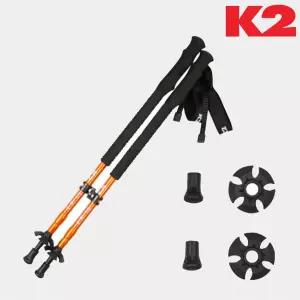 K2  남여공용 등산 두랄루민 3단 스틱 세트 KUA24T09