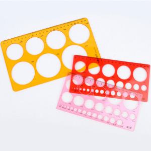 원형 도형자 학용품자 템플레이트 원형모형자