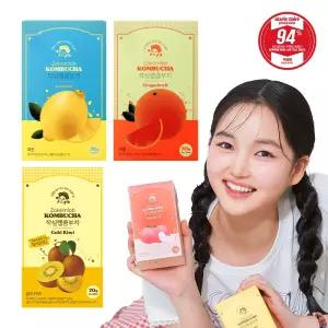 작심랩 콤부차 시트러스 세트 6박스(골드키위2+레몬2+자몽2)