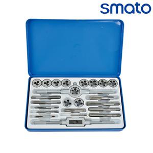 스마토 탭 다이스세트 핸드탭 탭핸들 파이프 나사가공 SMT-TD24 24PCS