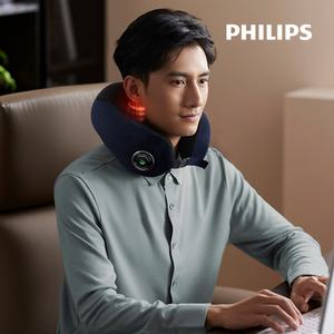 필립스 넥스핀 목 마사지기 PPM3502 온열 무선 어깨 마사지기 여행용 목쿠션 목지지 안마기