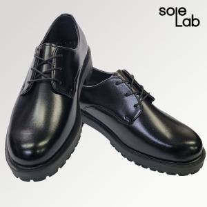 솔랩(solelab) 솔랩 남성구두 플레인 더비슈쥬 유광 무광 키높이 5cm 정장구두 모던지자인 수제화
