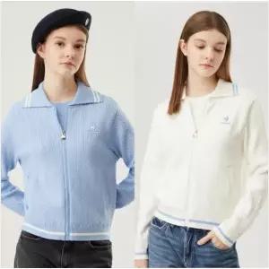 [롯데백화점]르꼬끄 여성 케이블 스웨터 집업 QP122OST12_JS1